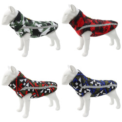 Dog Coat Dog Clothes Autumn And Winter Warm Pet Dog Clothes Big Dog Jackets Reflective Thickened Dog Cotton Coats