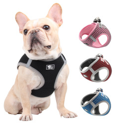 DOG Leashes & Collars Dog Leash Reflective Pet Chest Strap Breathable Mesh Puppy Rope