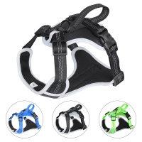 DOG Leashes & Collars Oxford Cloth Dog Harness Explosion-proof Big Dog Harness Vest-style Pet Leash