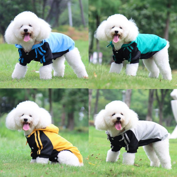 CAT T-Shirt & Hoodie Pet Clothes Autumn Winter Warm Dog Sweater Small And Medium Dog Fleece Hooded Sweater
