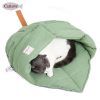 CAT Bag & Cages Pet Leaves Creative Autumn And Winter Cat Litter Cat Deep Sleep Warm Sleeping Bag Plus Cotton Soft Pet Litter