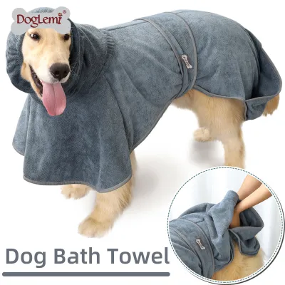 DOGLEMI Dog Bathrobe Towel 02
