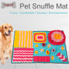 DOG Sniffing Mat Color Pet Sniffing Pad Puzzle Slow Food Training Dog Toys Hide Food To Relieve Boredom
