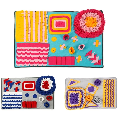 DOG Slow Feeder Toys Color DOG Sniffing Mat 01