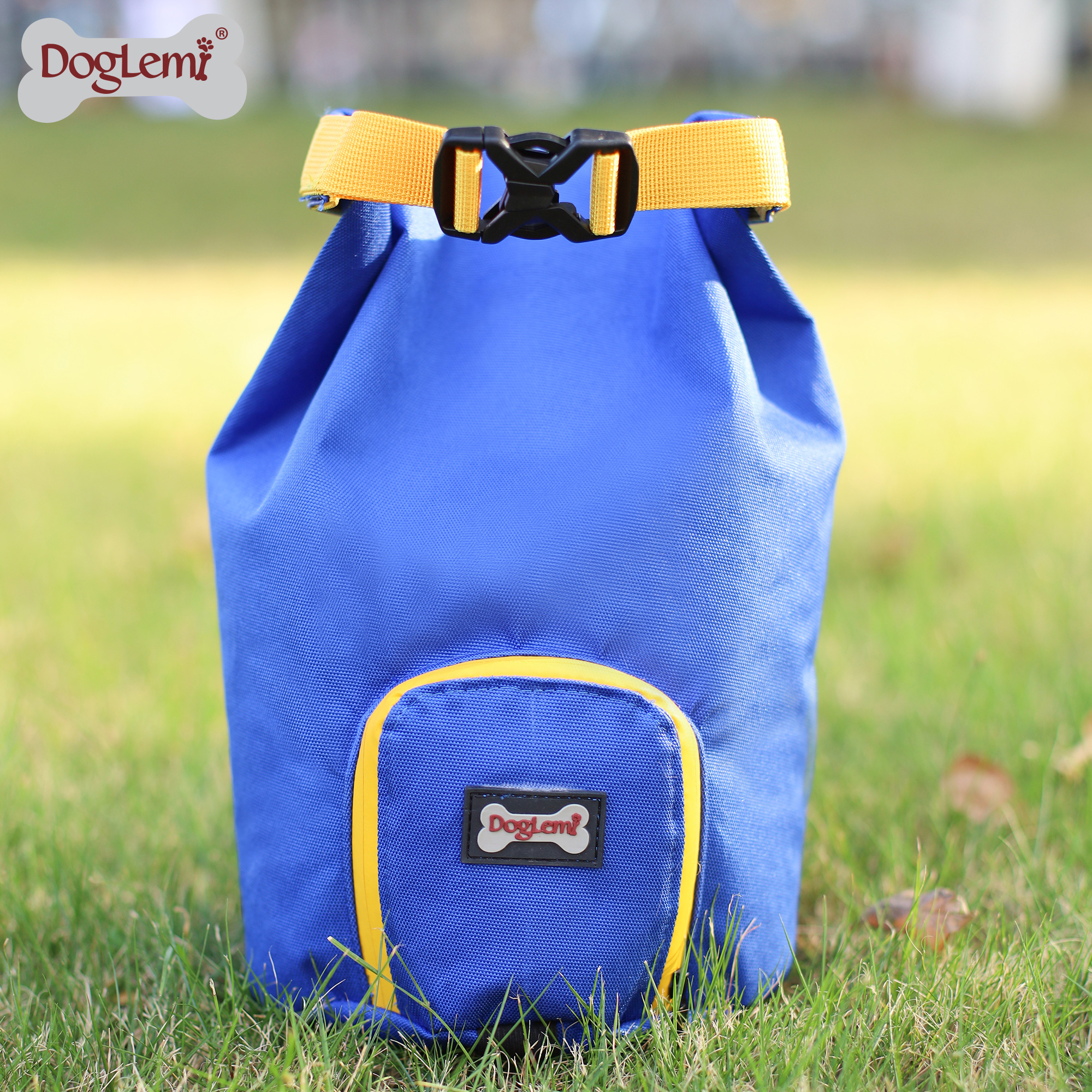 DOG Training Equipment Go Out Dog Food Bag Waterproof Dog Food Bag Folding Bucket Large Capacity Cat And Dog Pet Food Storage Tank Outdoor Food Bag