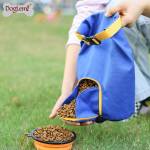 DOG Training Equipment Go Out Dog Food Bag Waterproof Dog Food Bag Folding Bucket Large Capacity Cat And Dog Pet Food Storage Tank Outdoor Food Bag