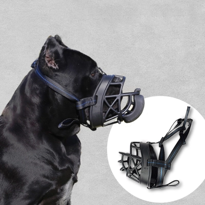 DOG Anti-biting Mesh Bulldog Muzzles 02