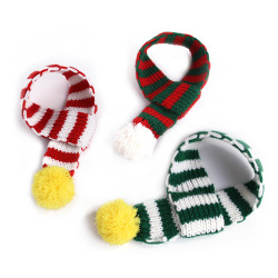 CAT DOG Hat & Scarf Pet Knitted Christmas Scarf New Color Matching Fashion Pet Essentials