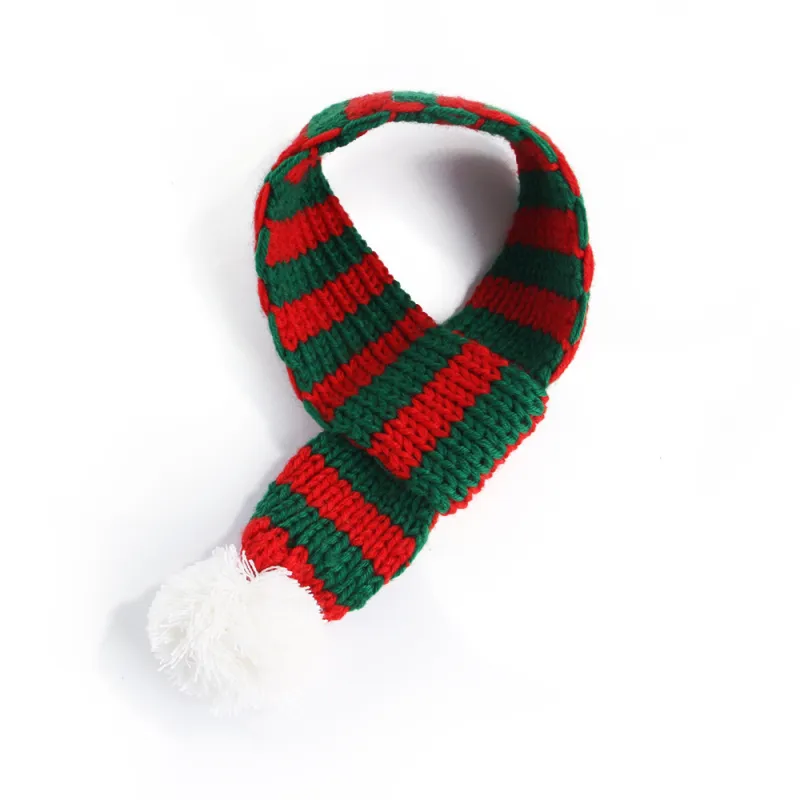 Cat Dog Knitted Christmas Scarf03