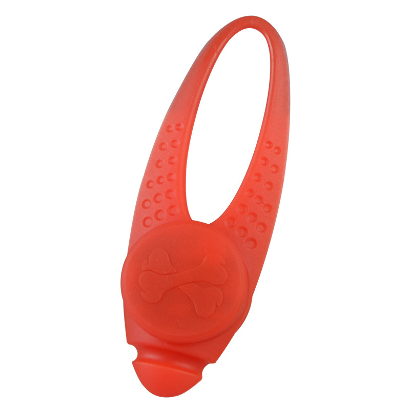 CAT DOG Training Equipment Pet Glowing Jewelry Bundled Glowing Silicone Waterproof Dog Pendant