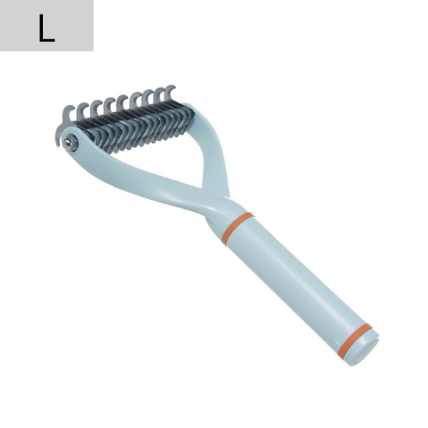 CAT DOG Comb & Brush Pet Comb Y-type Knot Comb Stainless Steel Knife Head Knot To Remove Floating Hair Cleaning Beauty Comb