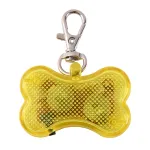 DOG Training Equipment Bone-shaped Pet Dog Light Pendant Led Pet Flash Pendant Anti-lost Dog Pendant