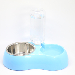 CAT DOG Bowls & Slow Feeder Bowls Cat Dog Double Bowl Pet Bowl Feeder Cat Waterer Cat Bowl Dog Bowl Cat Bowl Suitable For Mineral Water Bottle