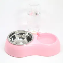 Cat Dog Feeder Bowls With Water Feeder03