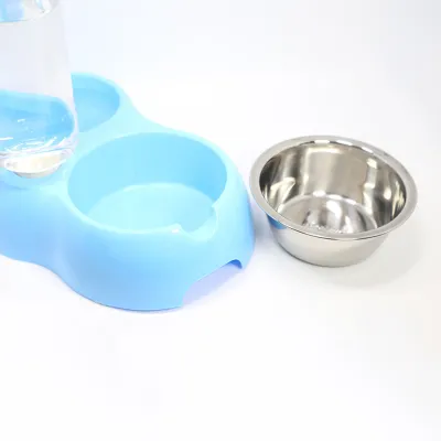 Cat Dog Feeder Bowls With Water Feeder 02