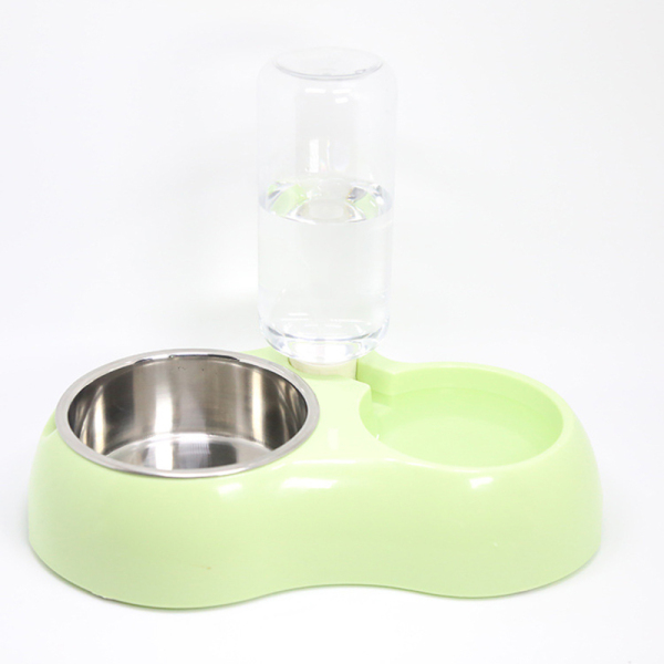 CAT DOG Bowls & Slow Feeder Bowls Cat Dog Double Bowl Pet Bowl Feeder Cat Waterer Cat Bowl Dog Bowl Cat Bowl Suitable For Mineral Water Bottle