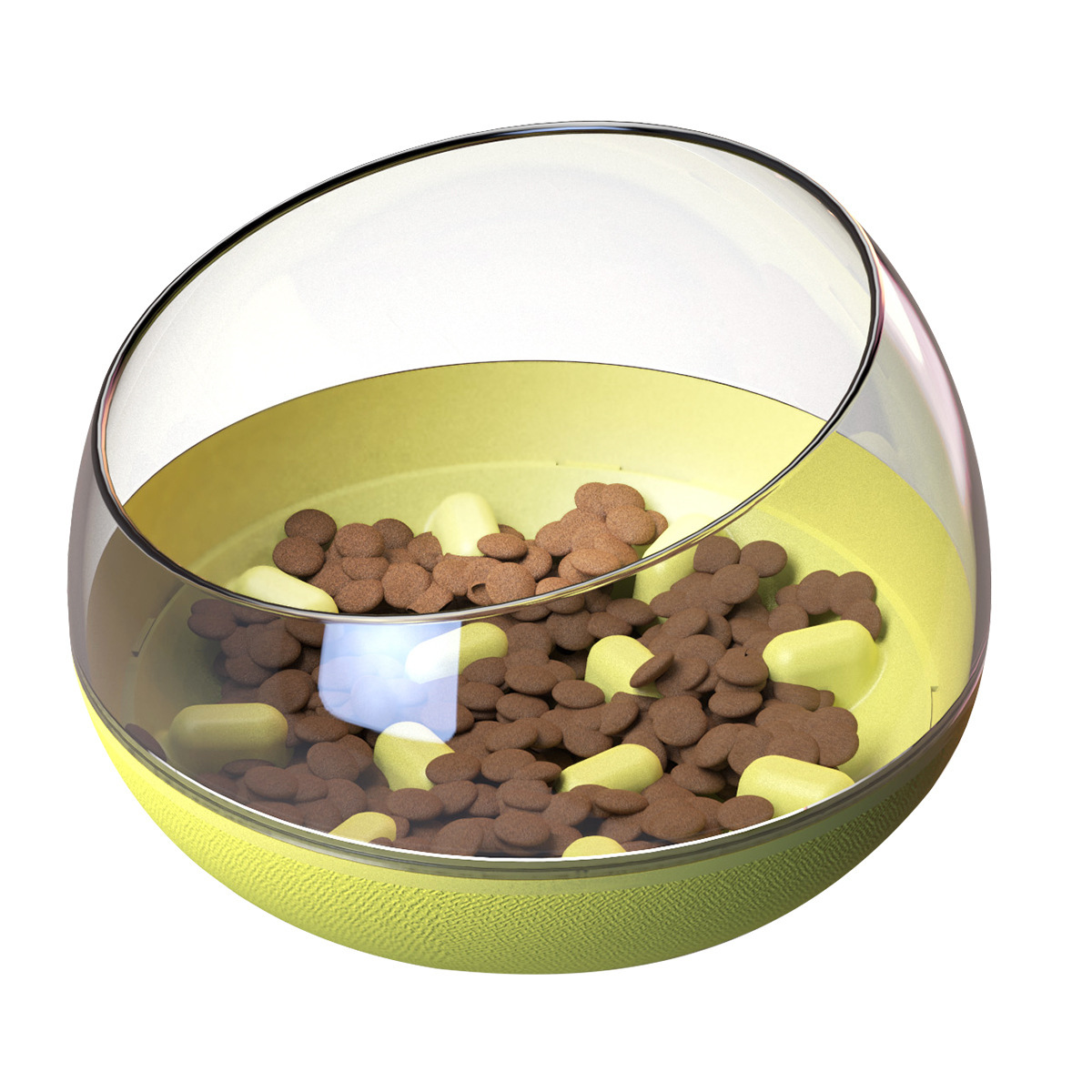 Anti-suffocation slow food bowl for dogs