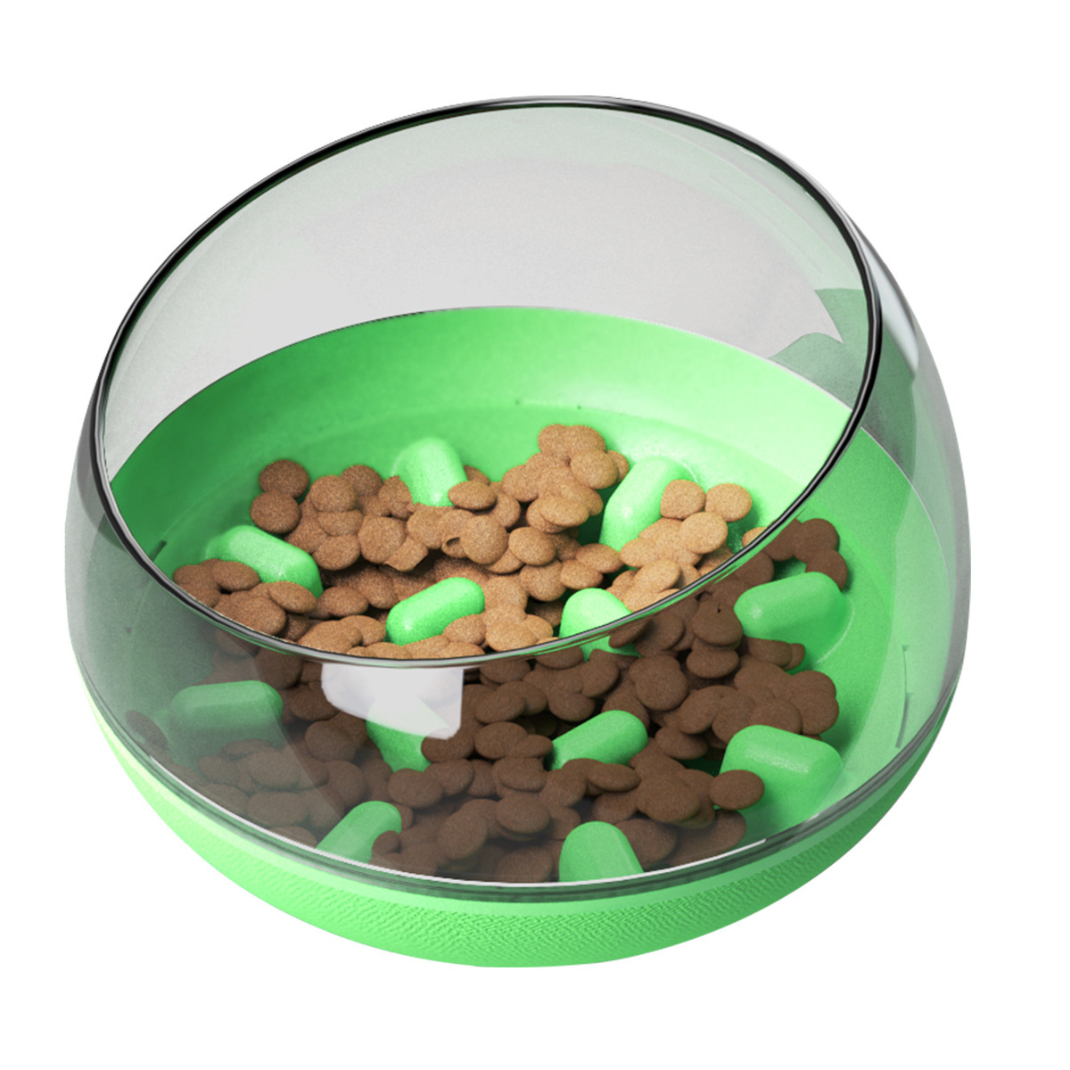 Anti-suffocation slow food bowl for dogs