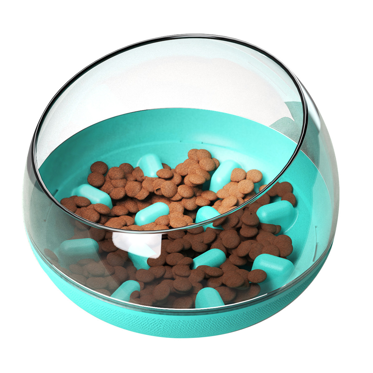 Anti-suffocation slow food bowl for dogs