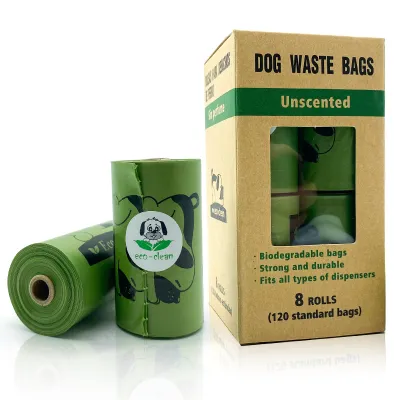 1 Roll 15 Bags Pet Dog Poop Bags Dispenser Collector Garbage Bag