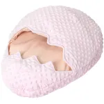 DOGLEMI CAT Bag & Cages Cute Broken Shell Design Pet Nest Autumn And Winter Warm Cat Nest Skin-friendly Short Plush Cushion Cat Bed