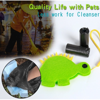 DOGLEMI Portable Cat Dog Garbage packet Replaceable Plastic Bag 02