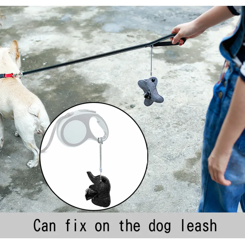 DOGLEMI Portable Cat Dog Garbage packet Replaceable Plastic Bag