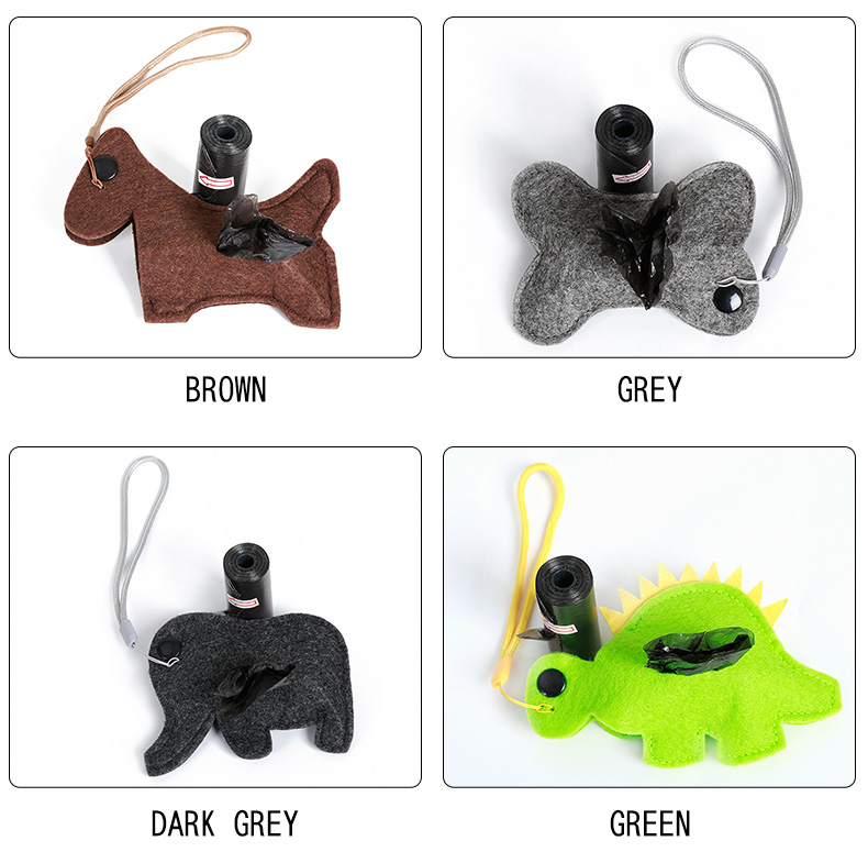 DOGLEMI Portable Cat Dog Garbage packet Replaceable Plastic Bag