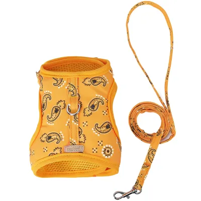 CAT Leashes & Collars Cat Traction Rope Walking Cat Rope Chest Vest Chest Strap Breathable Anti-breakaway Cat Chain 02