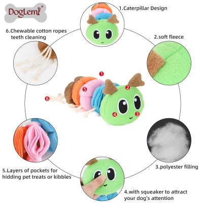 DOGLEMI DOG Slow Food Toy Caterpillar 02
