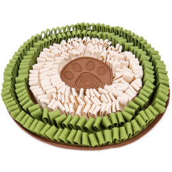 DOGLEMI DOG Sniffing Mat Dog Sniffing Pad Cotton Pet Sniffing Blanket Dog Training Puzzle Slow Food Sniffing Pad