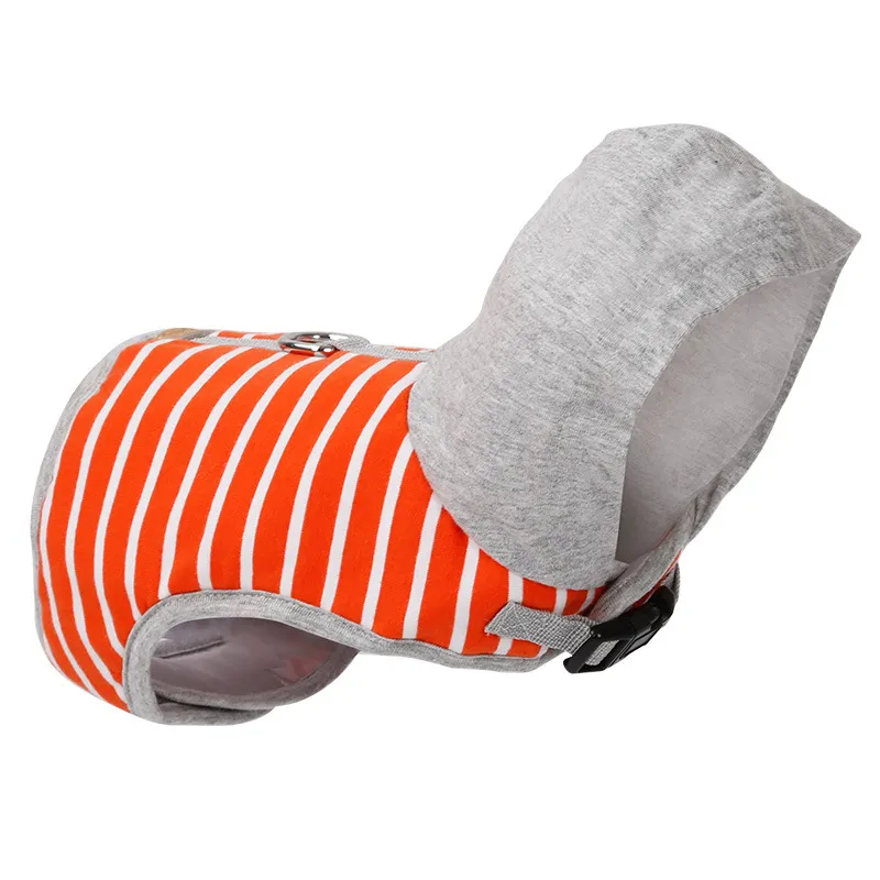 DOGLEMI CAT DOG Leashes & Collars Hooded Pet Traction Rope Chest And Back Set Out Puppy Kitten Chest Strap Breathable Cat Traction Chest And Back