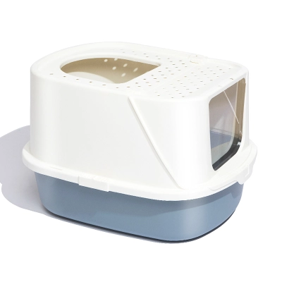 Cat Litter Box Large Fully Enclosed Deodorant Cat Toilets Flip Type Anti-sand Cat Toilets  Large Cat Litter Box 01