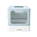 Cat Litter & Cat Litter Boxes Drawer Folding Cat Litter Box Fully Enclosed Splash-proof Cat Toilet Can Be Used To Prevent Cats Such As Blue Cats From Going Out With Cat Litter After Going To The Toilet