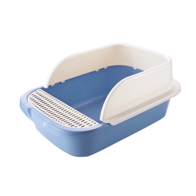 Cat Litter & Litter Box Semi-enclosed Cat Toilet Large Cat Litter Box 01