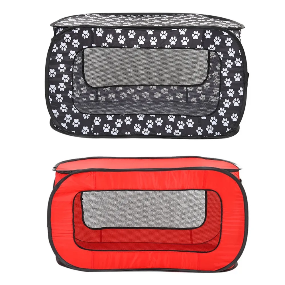 Portable foldable dog travel crate