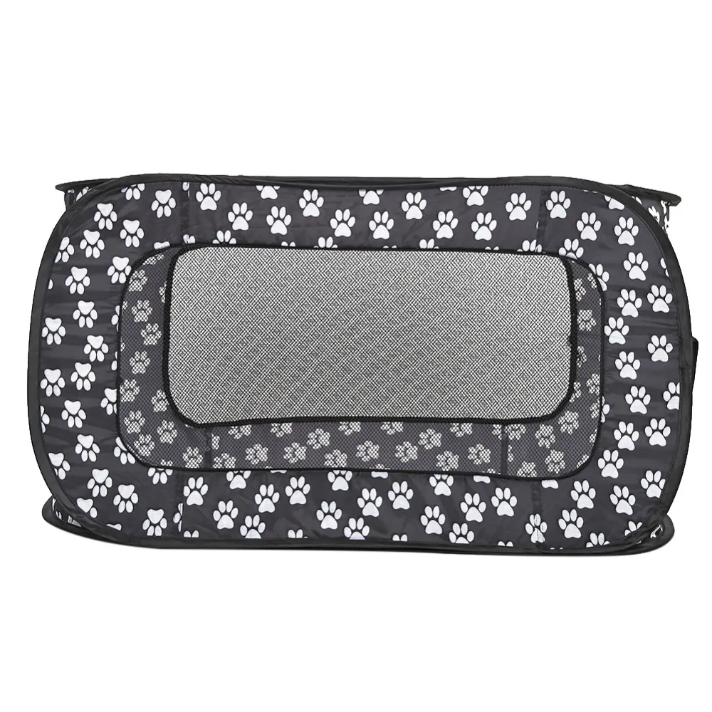 Portable foldable dog travel crate