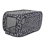 Portable foldable dog travel crate