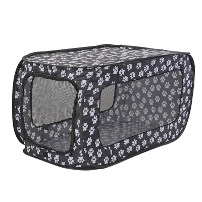 Portable foldable dog travel crate 02