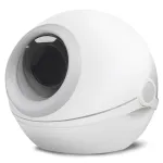 Cat Litter Boxes Large Cat Litter Boxes Fully Enclosed Cat Toilet Spaceship Design Flip-Up Splash-proof And Belt-proof Sand