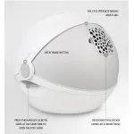 Cat Litter Boxes Large Cat Litter Boxes Fully Enclosed Cat Toilet Spaceship Design Flip-Up Splash-proof And Belt-proof Sand