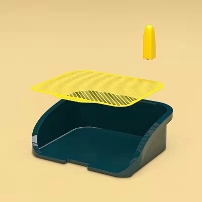 Splash-proof Half-fenced Dog Toilet 02