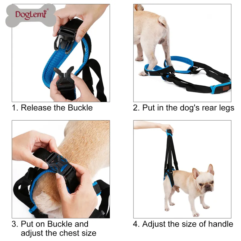 Dog Sling For Back Legs Harness03