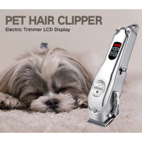 Cat Dog Pet Hair Clippers Cat Dog Hair Trimmer Pet Electric Hair Clipper Digital Display Silent Hair Clipper