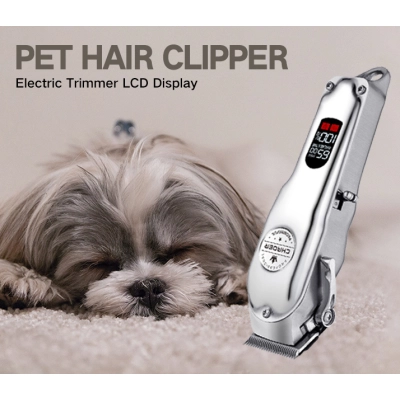 Cat Dog Electric Digital Display Hair Clippers 01