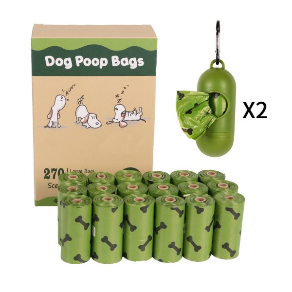 Cat Dog Poop Bag Disposable Environmentally Friendly Degradable Pet Garbage Bag Ultra-thick Sturdy Leak-Proof