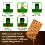Degradable Disposable Eco Friendly dog Poop Bag with Pill Type Dispenser 