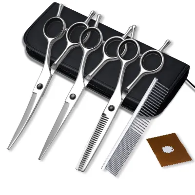 Professional Dog Grooming Scissors Three Kit 6 Inch 02