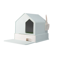 Cat Litter Boxes Fully Enclosed Cat Litter Box Oversized Drawer Type Cat Toilet Splash-proof And Belt-proof Sand It Can Be Used For Small, Medium And Large Cats Such As Ragdoll Cats And Blue Cats