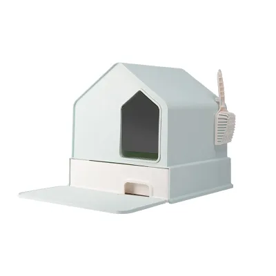 Cat Litter Boxes Fully Enclosed Cat Litter Box Oversized Drawer Type Cat Toilet Splash-proof And Belt-proof Sand It Can Be Used For Small, Medium And Large Cats Such As Ragdoll Cats And Blue Cats 01